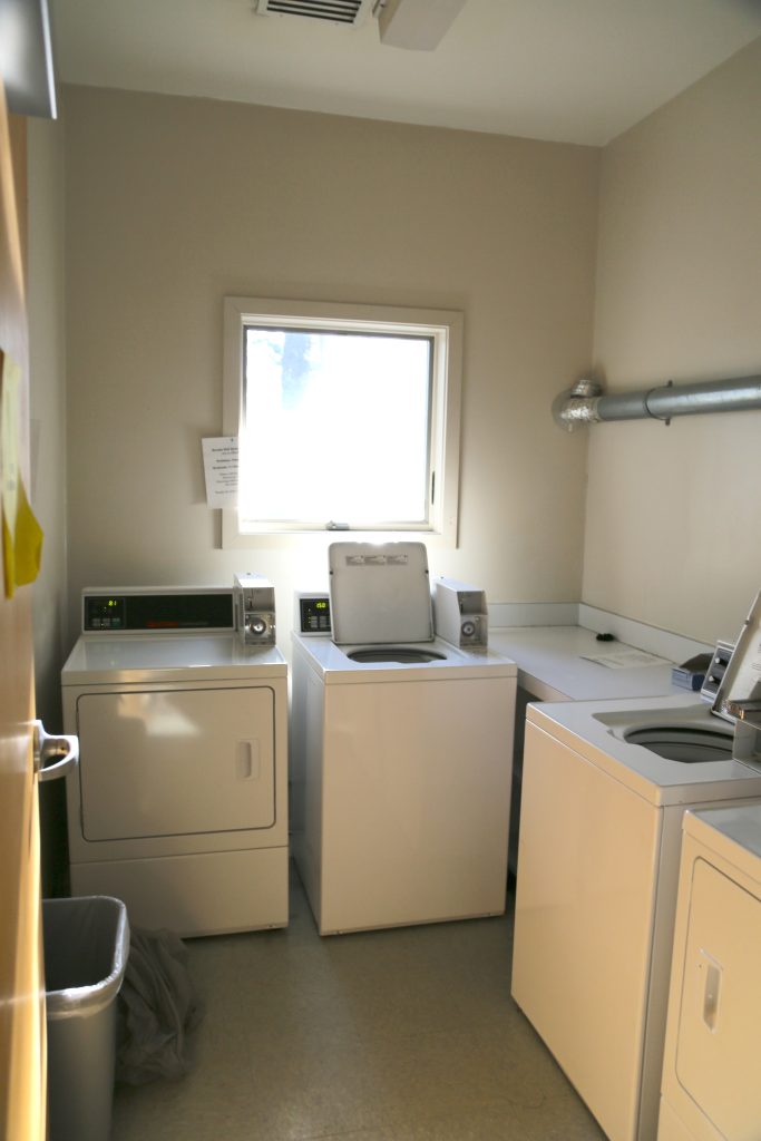 laundry room in dorm